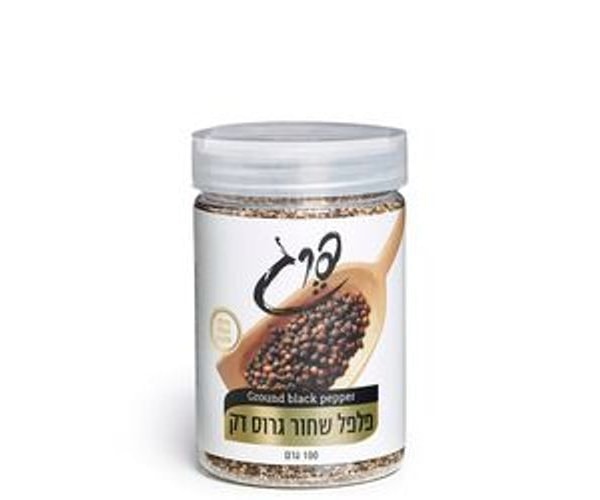 פלפל שחור גרוס דק  100 גרם  - תבליני פרג