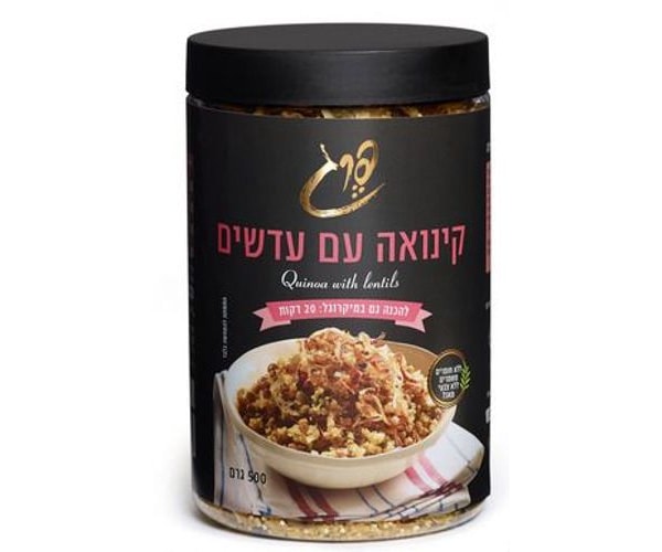 קינואה עם עדשים 500 גרם - תבליני פרג