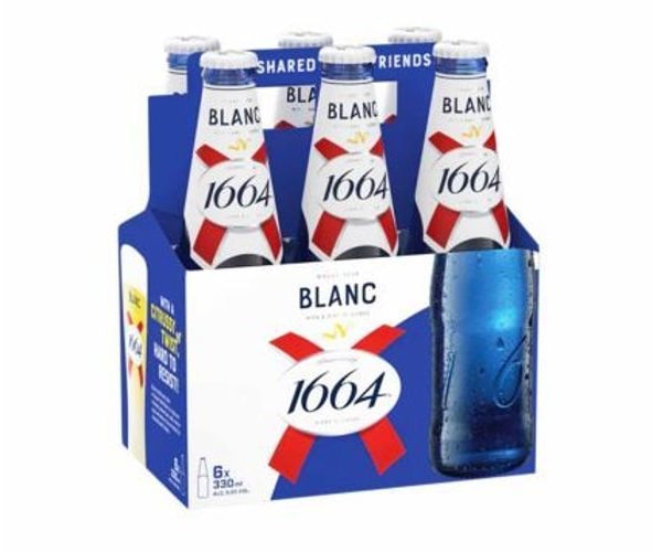 מארז שישיית בירה BLANC 1664 330 מיל' 