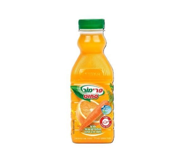פרימור מיץ תפוזים וגזר סחוט 400 מל 