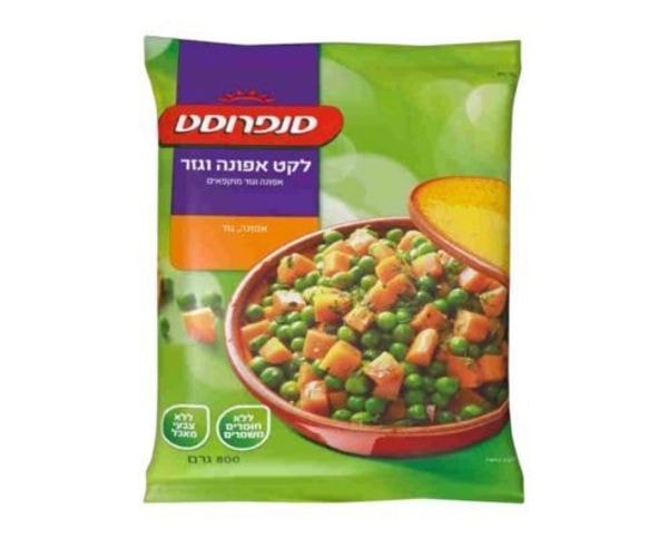 לקט אפונה וגזר - סנפרוסט
