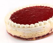 עוגת גבינה אפויה בציפוי פירות יער - קוטר 26 ס