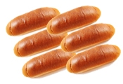 לחמניות לנקניקית Hot dog גדולות - 6 יח' במארז