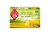 תה ירוק עם לימונית דבש 30 גרם - פומפדור